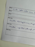 Meeting notes template